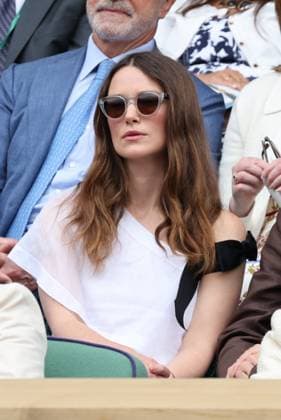 . 10 07 2024. London, United Kingdom. Royal Box including Queen Camilla and Kiera Knightley on day ten of the Wimbledon Tennis Championships in London.  xStephenxLockx xi-Imagesx IIM-25368-0049