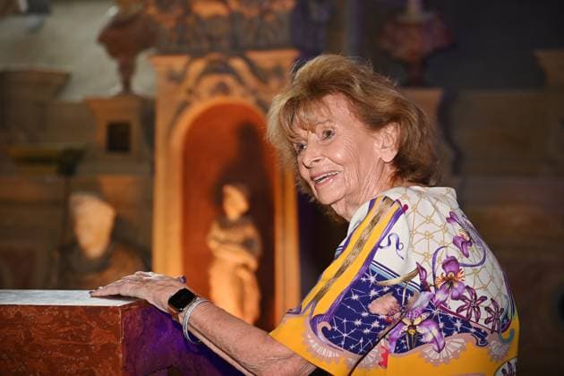 Charlotte KNOBLOCH, Einzelbild,angeschnittenes Einzelmotiv,Portraet,Portrait,Porträt. Verleihung Bayerischer Verdienstorden im Antiquariat der Residenz in Muenchen am 10.07.2024