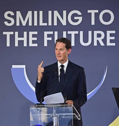 July 11, 2024, Turin: John Elkann presidente Stellantis durante le celebrazioni per i 125 anni della Fiat presso la pista 500 sul tetto del lingotto, Torino, 11 luglio 2024 ANSA ALESSANDRO DI MARCO.--- John Elkann president of Stellantis during the celebrations for 125 years of Fiat at the 500 track on the roof of the Lingotto, Turin, 11 July 2024 ANSA ALESSANDRO DI MARCO Turin  - ZUMAa110 20240711_zaf_a110_013 Copyright: xAlessandroxDixMarcox xZ63x