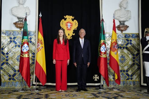Entertainment Themen der Woche KW28 Entertainment Bilder des Tages 12-07-2024 Portugal Princess Leonor visiting the Belem palace and a meeting with Marcelo Rebelo de Sousa, President of Portugal, on her 1st official trip to Portugal. No Spain Â  Copyright: xPPEx