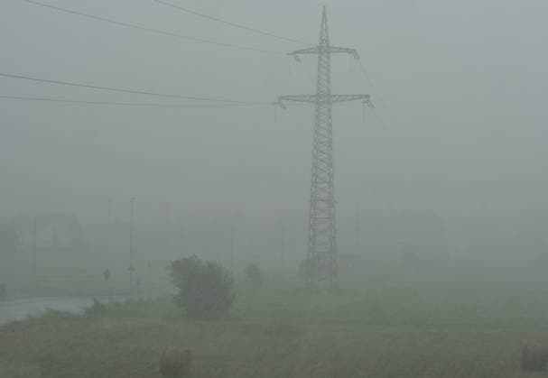 Summer 2024 another water bomb in Lombardy with hailstorms, gusts of wind and strong thunderstorms Summer 2024 with very strong storms characterized by gusts of wind and hailstorms that cause extensive damage in the area Bergamo Bergamo Italy Italy  Copyright: xIPA ABACAx