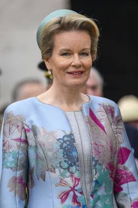 Belgian royals at the Cenotaph Parade, The Cenotaph, Whitehall, London Featuring: Queen Mathilde of Belgium Where: London, United Kingdom When: 13 Jul 2024 Credit: Cover Images EDITORIAL USE ONLY. NOT FOR USE BY NEWSPAPERS BASED IN THE UK. Copyright: xx coverimg53947574