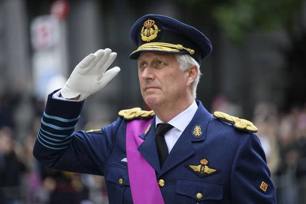 Belgian royals at the Cenotaph Parade, The Cenotaph, Whitehall, London Featuring: King Philippe of Belgium Where: London, United Kingdom When: 13 Jul 2024 Credit: Cover Images EDITORIAL USE ONLY. NOT FOR USE BY NEWSPAPERS BASED IN THE UK. Copyright: xx coverimg53947543