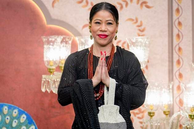 Anant-Radhika s post wedding ceremony Mumbai: Boxer Mary Kom poses for photos upon her arrival to attend Anant Ambani and Radhika Merchant s post wedding ‘Blessing Ceremony’, in Mumbai, Saturday, July 13, 2024. (PTI Photo Kunal Patil) (PTI07_13_2024_000224B) Mumbai Maharashtra India Copyright: xKunalxPatilx (PTI07_13_2024_000224B)