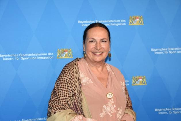 Ursula Maria Burkhart Schauspielerin Muenchen 13.07.2024 BMW Welt Doppelkegel Bayerischen Engagiertpreis 2024 Verleihung-Ein Abend fuer die unschaetzbar wertvolle Arbeit unserer Ehrenamtlichen in Bayern Muenchen