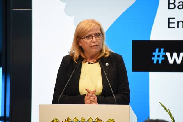 Gabi Schmidt Mdl Laudatorin-Kategorie Feuer und Flamme Muenchen 13.07.2024 BMW Welt Doppelkegel Bayerischen Engagiertpreis 2024 Verleihung-Ein Abend fuer die unschaetzbar wertvolle Arbeit unserer Ehrenamtlichen in Bayern Muenchen