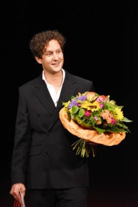 Moritz Treuenfels Schauspieler Kurt Meisel Preistraeger Muenchen 14.07.2024 Residenztheater Die Verleihung des Kurt-Meisel-Preises an Moritz Treuenfels und der beiden Foerderpreise an Isabell Antonia Hoeckel und Vassilissa Reznikoff erfolgt in einer Matinee Muenchen