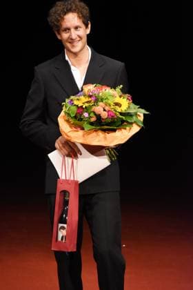 Moritz Treuenfels Schauspieler Kurt Meisel Preistraeger Muenchen 14.07.2024 Residenztheater Die Verleihung des Kurt-Meisel-Preises an Moritz Treuenfels und der beiden Foerderpreise an Isabell Antonia Hoeckel und Vassilissa Reznikoff erfolgt in einer Matinee Muenchen