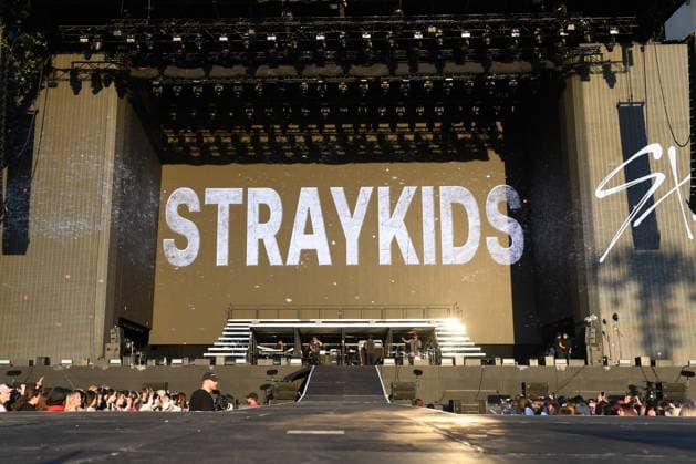 Stray Kids performing at British Summertime 2024 LONDON, ENGLAND - JULY 14: Stray Kids at British Summertime, Hyde Park on July 14, 2024 in London, England. CAP MAR MAR Great Britain Copyright: xMartinxHarris CapitalxPicturesx