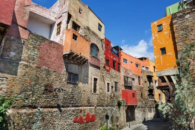 Beautiful view of the famous city of Guanajuato, Mexico ,model released, Symbolfoto