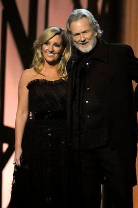 2009 CMA Awards - Show 11 November 2008 - Nashville, Tennessee - Lee Ann Womack and Kris Kristofferson. 43rd Annual CMA Awards, Country Music s Biggest Night, held at the Sommet Center. Photo Credit: Laura Farr AdMedia Nashville TN United States EDITORIAL USE ONLY  Copyright: xx LauraxFarrx admphotos469336