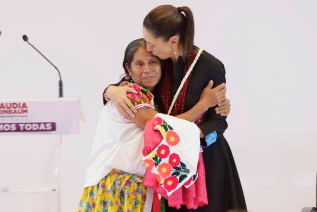 Claudia Sheinbaum, Mexico s Virtual President-elect, Announces Pension For Women From 60 To 64 Years Old Claudia Sheinbaum, Mexico s virtual president-elect, is meeting with indigenous women and women aged 60 to 64 from various fields at the Museo de la Ciudad in Mexico City, Mexico, where she is announcing that a pension will be granted for this age group at the beginning of 2025. Mexico City Mexico City Mexico  Copyright: xGerardoxVieyrax originalFilename: vieyra-notitle240716_npgqt.jpg
