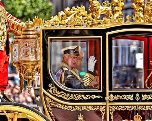 Entertainment Themen der Woche KW 29 Entertainment Bilder des Tages King Charles III is taken to the Palace of Westminster, for The State Opening of Parliament, where he will deliver The King s Speech in the House of Lords. State Opening of Parliament, Westminster, London, on 17th July, 2024. 