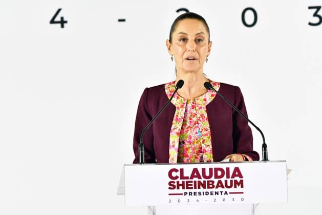 July 18, 2024, Mexico City, Mexico City, Mexico: The virtual next president of Mexico, CLAUDIA SHEINBAUM, presented three more of her collaborators to join the legal cabinet that will take office on October 1 Mexico City Mexico - ZUMAn296 20240718_zip_n296_006 Copyright: xJorgexNunezx