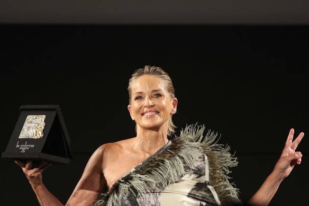 Taormina Filmfestival, Sharon Stone mit Preis für ihr Lebenswerk ausgezeichnet News - 70th Taormina Film Festival _ day 7 Sharon Stone attends the 70th Taormina Film Festival and receives the prize Cariddi d™oro for her career, day 7. during 70th Taormina Film Festival _ day 7, News in Taormina, Italy, July 19 2024 Taormina San Domenico Palace Italy Copyright: xMassimilianoxCarnabucix xLiveMediax LPN_1448295