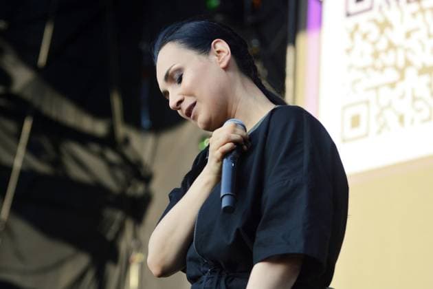 The Opening Of The Atlas United 2024 Music Festival Held In Kyiv Koltsova Oleksandra, front woman of Krykhitka band, during the ATLAS UNITED 2024 music festival on July 19, 2024 in Kyiv, Ukraine. Copyright: xx Oleksandr-Gusev-ATLAS-19072024(18)