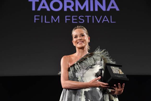 Taormina: Taormina Film Festival. Sharon Stone Lifetime Achievement Award. Pictured: Sharon Stone  Copyright: xMaurizioxD Avanzox xipa-agency.nx xMaurizioxDxAvanzox IPA_Agency_IPA48130612
