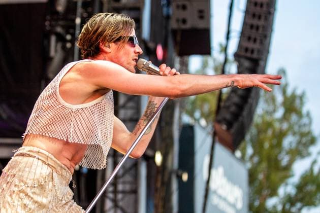 Band Son Mieux of Netherlands performs at the 21st Colours of Ostrava music festival at Lower Area of Vitkovice, Ostrava, Czech Republic, on July 19, 2024. Pictured Camiel Meiresonne - singer. (CTKxPhoto VladimirxPrycek) CTKPhotoP2024071909899  CTKPhotoP2024071909899
