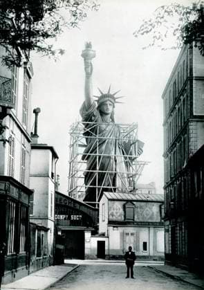 RECORD DATE NOT STATED Construction of the Statue of Liberty, Paris Construction of the Statue of Liberty in Paris, before shipping to New York. Date: 1885  Copyright: Copyrightx(c)Geminix2023.xCredit:xGemini 12348081