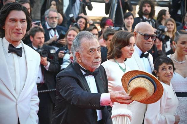 The Megalopolis film cast The Megalopolis film cast: Adam Driver (in Burberry), Francis Ford Coppola, Aubrey Plaza (in Loewe), Laurence Fishburn Megalopolis Cannes Film Festival Screening 77th Cannes Film Festival May 16, 2024 Copyright: xJackyxGodard Photo12x JGD24A00321 !ACHTUNG AUFNAHMEDATUM GESCHÃ„TZT!
