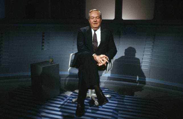 Archivbilder der Woche KW30 Jean-Marie Le Pen, 1985 French politician Jean-Marie Le Pen as a guest on a political TV programme on TF1. 1985 Photo Jacques Loew Copyright: xJacquesxLoew Photo12x LWE22A00100 !ACHTUNG AUFNAHMEDATUM GESCHÃ„TZT!
