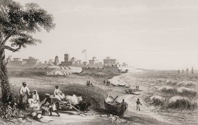 Fort St George, Madras , Chennai, India, 1858 Fort St George, Madras , Chennai, India, 1858 Copyright: xZoonar.com Heinz-DieterxFalkensteinx 21664922