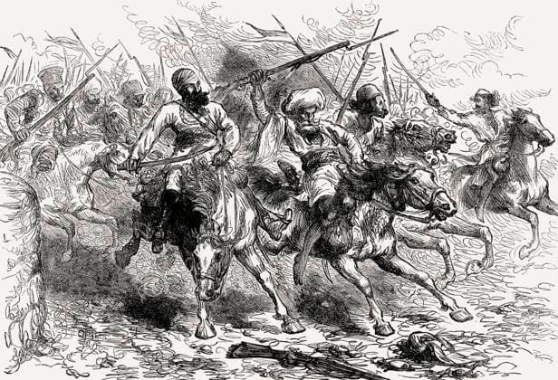 Mutineers during the Indian Mutiny, 1857- 1858 Mutineers during the Indian Mutiny, 1857- 1858 Copyright: xZoonar.com Heinz-DieterxFalkensteinx 21665017