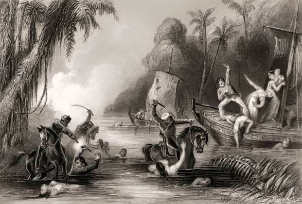 The Bibighar Massacre, on 27 June 1857, siege of Cawnpore or Kanpur, Indian rebellion of 1857 The Bibighar Massacre, on 27 June 1857, siege of Cawnpore or Kanpur, Indian rebellion of 1857 Copyright: xZoonar.com Heinz-DieterxFalkensteinx 21665112