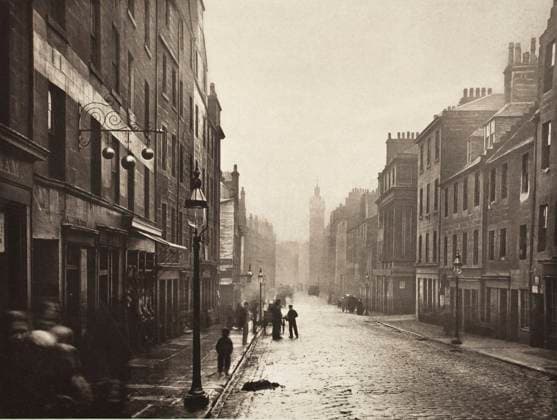 RECORD DATE NOT STATED High Street From College Open ( 4), Printed 1900. Copyright:xHeritagexArt HeritagexImagesxThomasxAnnanx IMAGO, ! ACHTUNG: AUFNAHMEDATUM GESCHÄTZT!  Copyright:HeritagexArt HeritagexImagesxThomasxAnnanx IMAGO