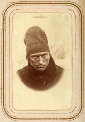 RECORD DATE NOT STATED Portrait of Johan Anders Svensk, 25 years old, Jokkmokk, 1868. From Lotten von D?ben s photo album with motifs from the ethnological expedition to Lapland led by her husband Gustaf von D?ben in 1868. Copyright:xHeritagexArt HeritagexImagesxLottenxvonxDubenx IMAGO, ! ACHTUNG: AUFNAHMEDATUM GESCHÄTZT!  Copyright:HeritagexArt HeritagexImagesxLottenxvonxDubenx IMAGO
