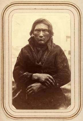 RECORD DATE NOT STATED Portrait of Abmut Merak, 60 years old, Sjokksjokk Sami village, Jokkmokk parish, 1868. From Lotten von D?ben s photo album with motifs from the ethnological expedition to Lapland led by her husband Gustaf von D?ben in 1868. Copyright:xHeritagexArt HeritagexImagesxLottenxvonxDubenx IMAGO, ! ACHTUNG: AUFNAHMEDATUM GESCHÄTZT!  Copyright:HeritagexArt HeritagexImagesxLottenxvonxDubenx IMAGO