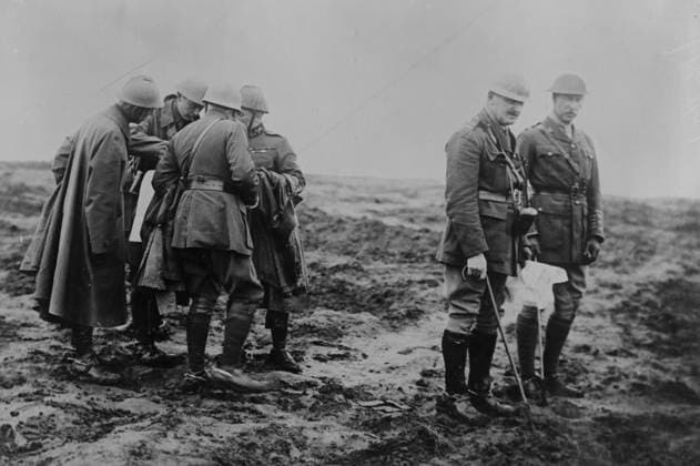 RECORD DATE NOT STATED Gen. Allenby, King Albert, 16 May 1917. Albert I of Belgium with British General Edmund Allenby on the ground east of Tilloy-le s-Mofflaines, Pas-de-Calais, France, which was captured April 9, 1916 during the First Battle of the Scarpe, May 16, 1917 during World War I. Copyright:xHeritagexArt HeritagexImagesxBainxNewsxServicex IMAGO, ! ACHTUNG: AUFNAHMEDATUM GESCHÄTZT!  Copyright:HeritagexArt HeritagexImagesxBainxNewsxServicex IMAGO