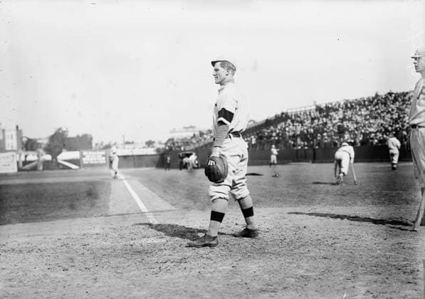 RECORD DATE NOT STATED Red Dooin, Philadelphia, NL (baseball), c1911. Shows baseball player Charles Sebastian RedDooin (1879-1952), catcher and manager for the Philadelphia Phillies. Copyright:xHeritagexArt HeritagexImagesxBainxNewsxServicex IMAGO, ! ACHTUNG: AUFNAHMEDATUM GESCHÄTZT!  Copyright:HeritagexArt HeritagexImagesxBainxNewsxServicex IMAGO
