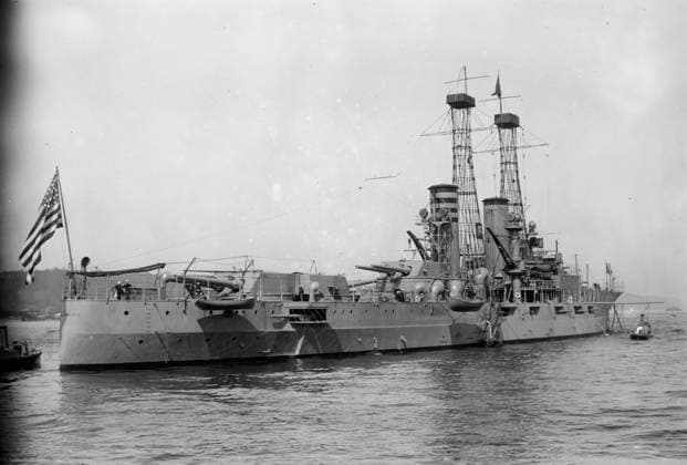 RECORD DATE NOT STATED USS Delaware, between c1910 and c1915. Copyright:xHeritagexArt HeritagexImagesxBainxNewsxServicex IMAGO, ! ACHTUNG: AUFNAHMEDATUM GESCHÄTZT!  Copyright:HeritagexArt HeritagexImagesxBainxNewsxServicex IMAGO
