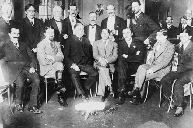 RECORD DATE NOT STATED Opalard; Prade; Wallace; Van den Bergh; Comte Castillion de St. Victor; Grunholde; Thomas; Train; Beaumont; Dalziel (London Standard); Barri; Valentine; Tabuteau; Weymann, between c1910 and c1915. Copyright:xHeritagexArt HeritagexImagesxBainxNewsxServicex IMAGO, ! ACHTUNG: AUFNAHMEDATUM GESCHÄTZT!  Copyright:HeritagexArt HeritagexImagesxBainxNewsxServicex IMAGO