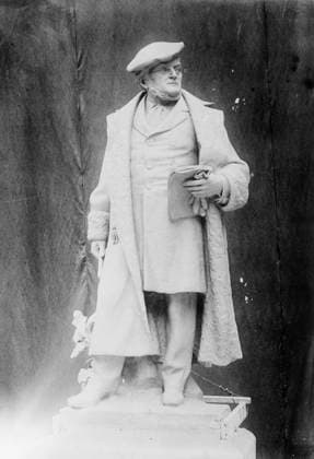 RECORD DATE NOT STATED Wagner by Matzen, 1911? . Shows a statue of Richard Wagner by Herman N. Matzen dedicated in 1911 in Edgewater Park, Cleveland, Ohio. Copyright:xHeritagexArt HeritagexImagesxBainxNewsxService HermanxMatzenx IMAGO, ! ACHTUNG: AUFNAHMEDATUM GESCHÄTZT!  Copyright:HeritagexArt HeritagexImagesxBainxNewsxService HermanxMatzenx IMAGO
