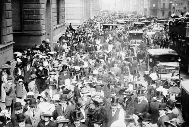 RECORD DATE NOT STATED Easter - 5th Ave. 1912, Copyright:xHeritagexArt HeritagexImagesxBainxNewsxServicex IMAGO, ! ACHTUNG: AUFNAHMEDATUM GESCHÄTZT!  Copyright:HeritagexArt HeritagexImagesxBainxNewsxServicex IMAGO