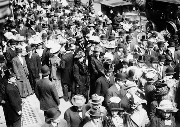 RECORD DATE NOT STATED Easter - 5th Ave. 1912, Copyright:xHeritagexArt HeritagexImagesxBainxNewsxServicex IMAGO, ! ACHTUNG: AUFNAHMEDATUM GESCHÄTZT!  Copyright:HeritagexArt HeritagexImagesxBainxNewsxServicex IMAGO