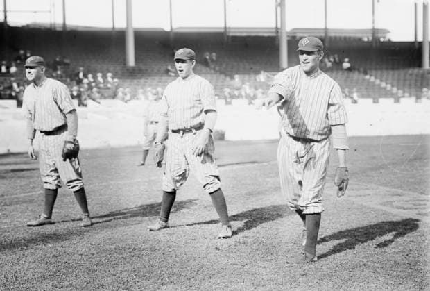 RECORD DATE NOT STATED Pat Ragan, Nap Rucker, Elmer Knetzer, Brooklyn NL (baseball), 1912. Copyright:xHeritagexArt HeritagexImagesxBainxNewsxServicex IMAGO, ! ACHTUNG: AUFNAHMEDATUM GESCHÄTZT!  Copyright:HeritagexArt HeritagexImagesxBainxNewsxServicex IMAGO