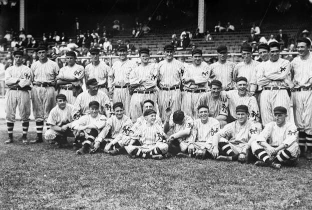 RECORD DATE NOT STATED New York Giants at the Polo Grounds, New York, September 1912 (baseball), 1912. Copyright:xHeritagexArt HeritagexImagesxBainxNewsxServicex IMAGO, ! ACHTUNG: AUFNAHMEDATUM GESCHÄTZT!  Copyright:HeritagexArt HeritagexImagesxBainxNewsxServicex IMAGO