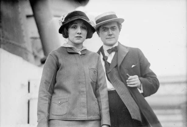 RECORD DATE NOT STATED Laurette Taylor and Hartley Manners, between c1910 and c1915. Copyright:xHeritagexArt HeritagexImagesxBainxNewsxServicex IMAGO, ! ACHTUNG: AUFNAHMEDATUM GESCHÄTZT!  Copyright:HeritagexArt HeritagexImagesxBainxNewsxServicex IMAGO