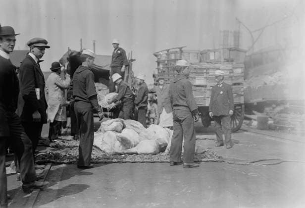 RECORD DATE NOT STATED Meat for NEW YORK, between c1910 and c1915. Copyright:xHeritagexArt HeritagexImagesxBainxNewsxServicex IMAGO, ! ACHTUNG: AUFNAHMEDATUM GESCHÄTZT!  Copyright:HeritagexArt HeritagexImagesxBainxNewsxServicex IMAGO