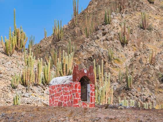 Small shrine in Puerto Refugio on the northern end of Angel de la Guarda Island, Baja California, Sea of Cortez, Mexico, North America Copyright: MichaelxNolan 1112-8946