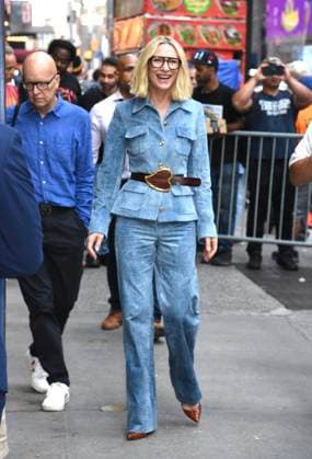 Entertainment Themen der Woche KW32 NEW YORK, NY - AUGUST 5: Cate Blanchett seen at Good Morning America on August 5, 2024 in New York City. Copyright: xmpi099x