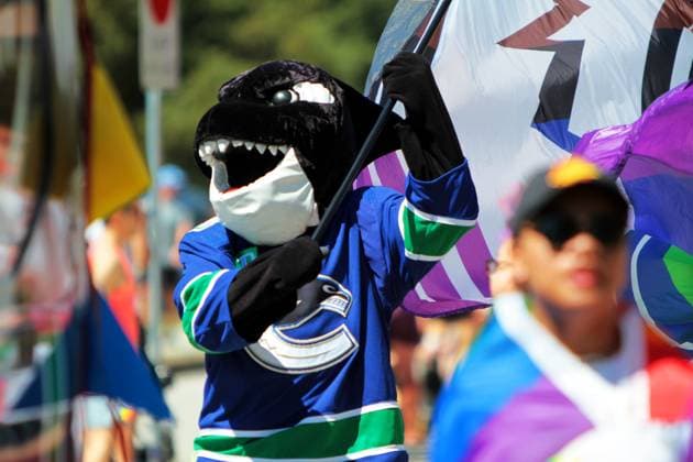 Canada: Vancouver Pride Parade 2024 Vancouver Pride Parade 2024 at Concord Pacific Place. The largest Pride Parade in Western Canada, and one of the biggest in North America, welcoming roughly 150 entries. Vancouver BC Canada Copyright: MazyarxAsadi