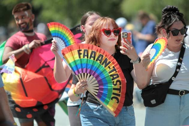 Canada: Vancouver Pride Parade 2024 Vancouver Pride Parade 2024 at Concord Pacific Place. The largest Pride Parade in Western Canada, and one of the biggest in North America, welcoming roughly 150 entries. Vancouver BC Canada Copyright: MazyarxAsadi