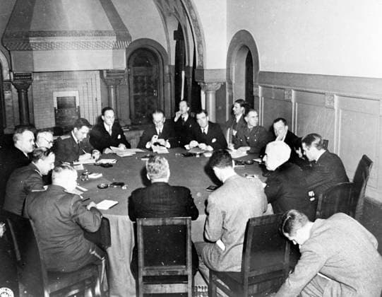 Yalta conference 597194 09.02.1945 The Yalta Conference, also known as the Crimea Conference, held from February 4 through February 11, 1945. RIA Novosti Sputnik Yalta Republic of Crimea Russia  Copyright: xRIAxNovostix