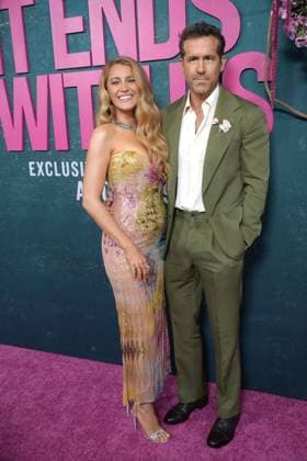 Entertainment Themen der Woche KW32 Entertainment Bilder des Tages August 6, 2024, New York, New York, USA: BLAKE LIVELY and RYAN REYNOLDS attend the world premiere of It Ends With Us .AMC Lincoln Square Theater, NYC.August 6, 2024 . New York USA - ZUMAms4_ 20240806_faf_ms4_012 Copyright: xSoniaxMoskowitzxGordonx