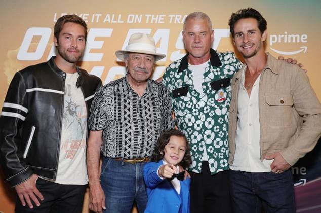 Entertainment Themen der Woche KW32 One Fast Move Special Screening - LA Edward James Olmos, Kelly Blatz, Austin North, Adam Thomas Ziemba, Eric Dane, At Los Angeles Special Screening Of One Fast Move at Culver Theater in Los Angeles, CA, USA on August 06 2024. Photo by Fati S ABACAPRESS.COM Los Angeles CA United States  Copyright: xFatixSadou ABACAPRESS.COMx