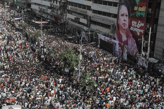 News Themen der Woche KW32 News Bilder des Tages Bangladesch, Proteste der Bangladesh National Party BNP in Dhaka Demonstration of Bangladesh Nationalist Party Supporters Supporters of Bangladesh Nationalist Party gather at their party office as their chair person got released along with other party members after the resignation of Bangladesh Former Prime Minister Sheikh Hasina following week long violent clash among police, pro government supporters and Anti-Quota protesters in Dhaka, Bangladesh, August 07, 2024. Dhaka Dhaka Bangladesh Copyright: xAnikxRahmanx